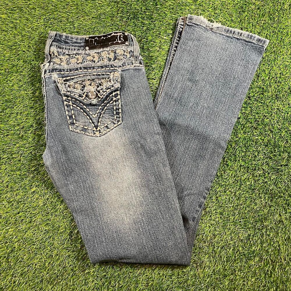Y2K Premiere Jeans Women's Low Rise Bootcut Blue Denim Size 5/6 Women's